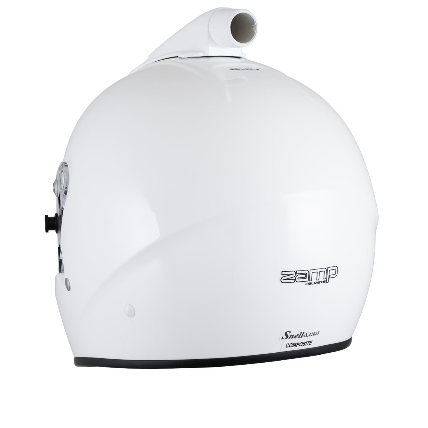 Zamp Helmets H784A001L RZ-57 Air SNELL SA2025 Gloss White Large Z-20 Clear Shield thumbnail 7