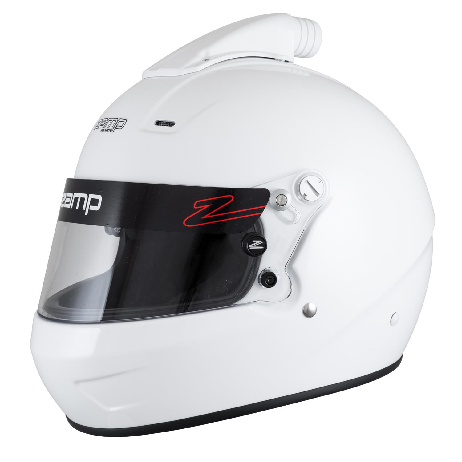 Zamp Helmets H784A001L RZ-57 Air SNELL SA2025 Gloss White Large Z-20 Clear Shield thumbnail 4