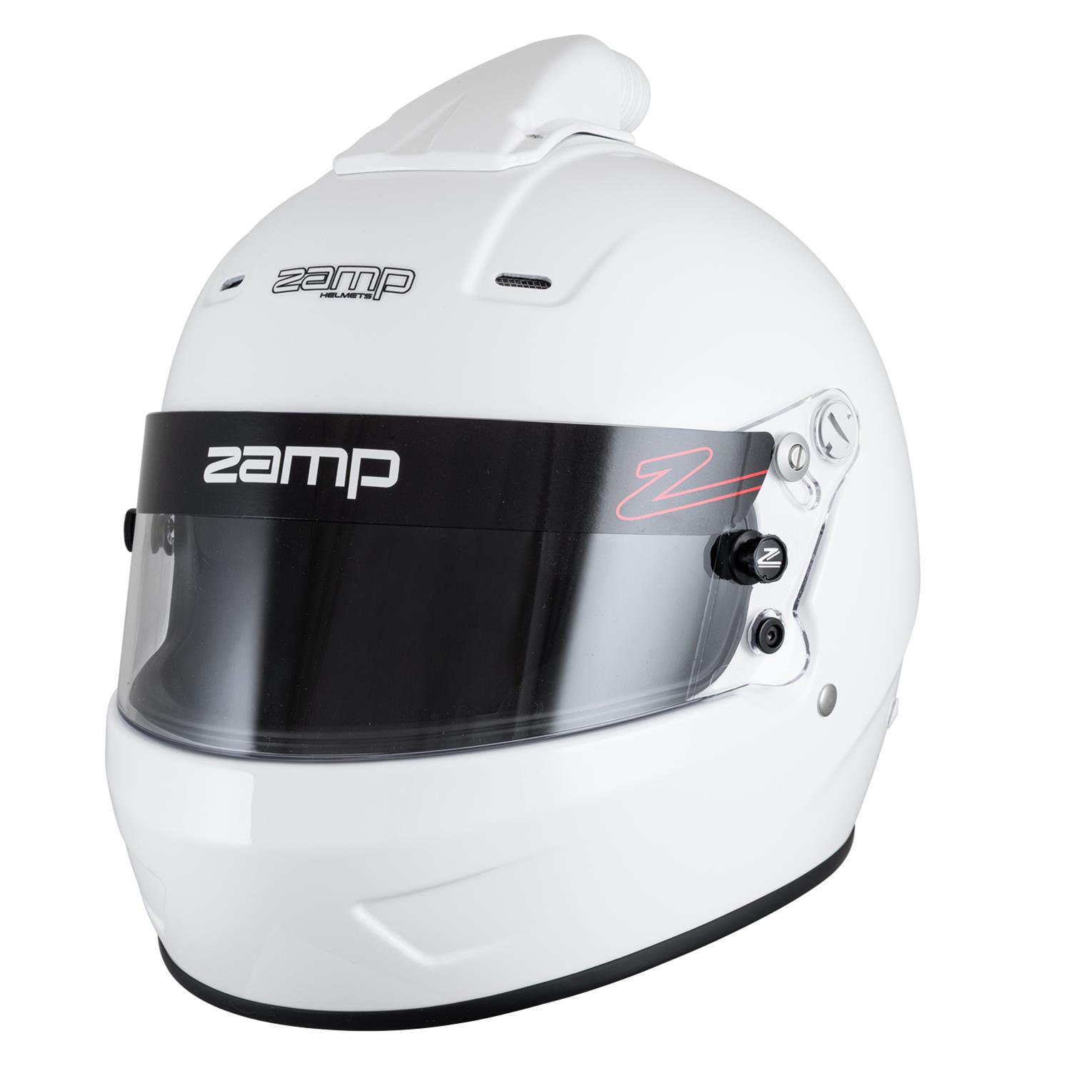 Zamp Helmets H784A001L RZ-57 Air SNELL SA2025 Gloss White Large Z-20 Clear Shield thumbnail 3