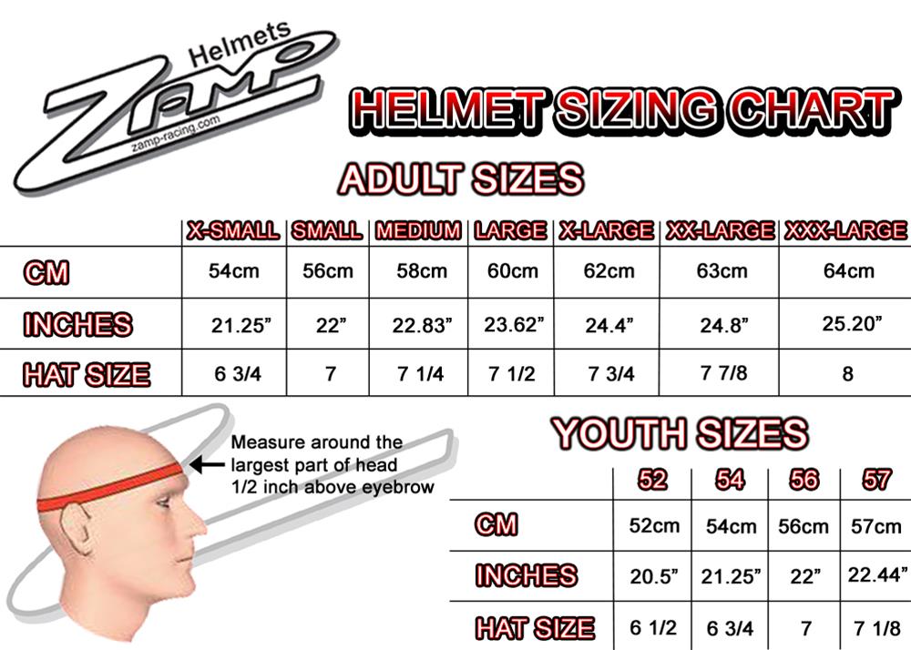 Zamp H88601CM33XL Zamp RZ-88O Matte Carbon Helmets | Summit Racing