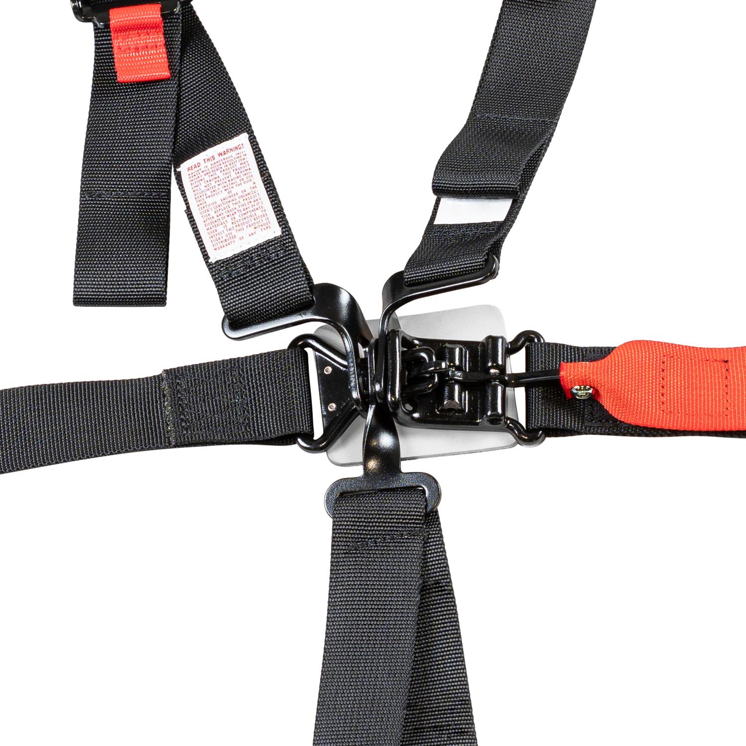 Zamp SFI 6-Point Harness HARN02S003 Seat Black 2 Shoulder 2 6 Point 16.1 thumbnail 2