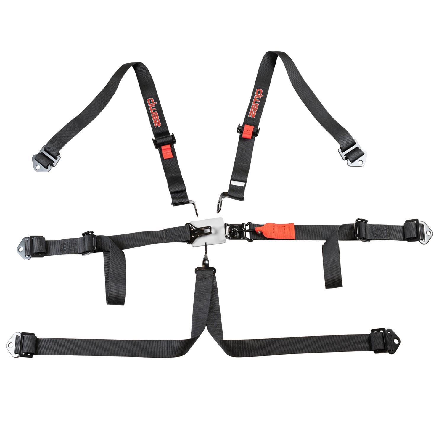 Zamp SFI 6-Point Harness HARN02S003 Seat Black 2 Shoulder 2 6 Point 16.1 thumbnail 7