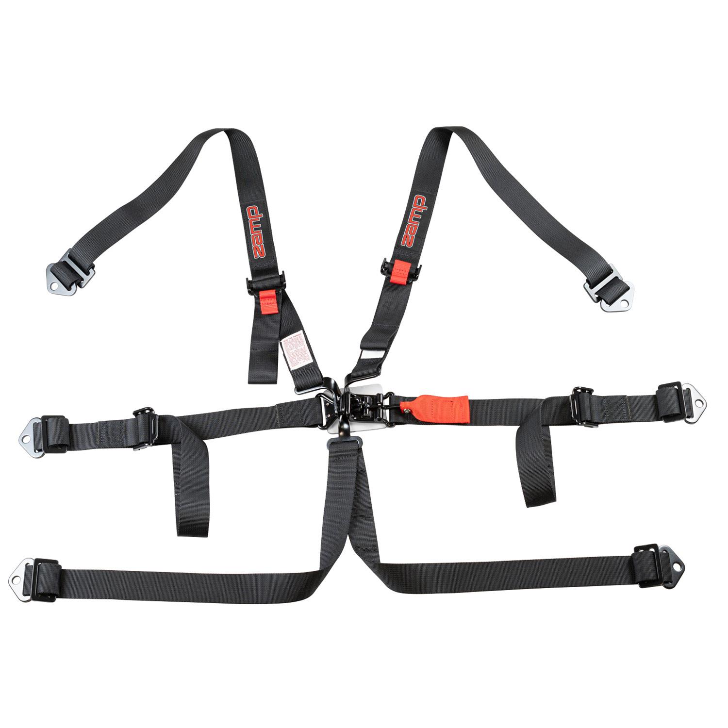 Zamp SFI 6-Point Harness HARN02S003 Seat Black 2 Shoulder 2 6 Point 16.1 thumbnail 5