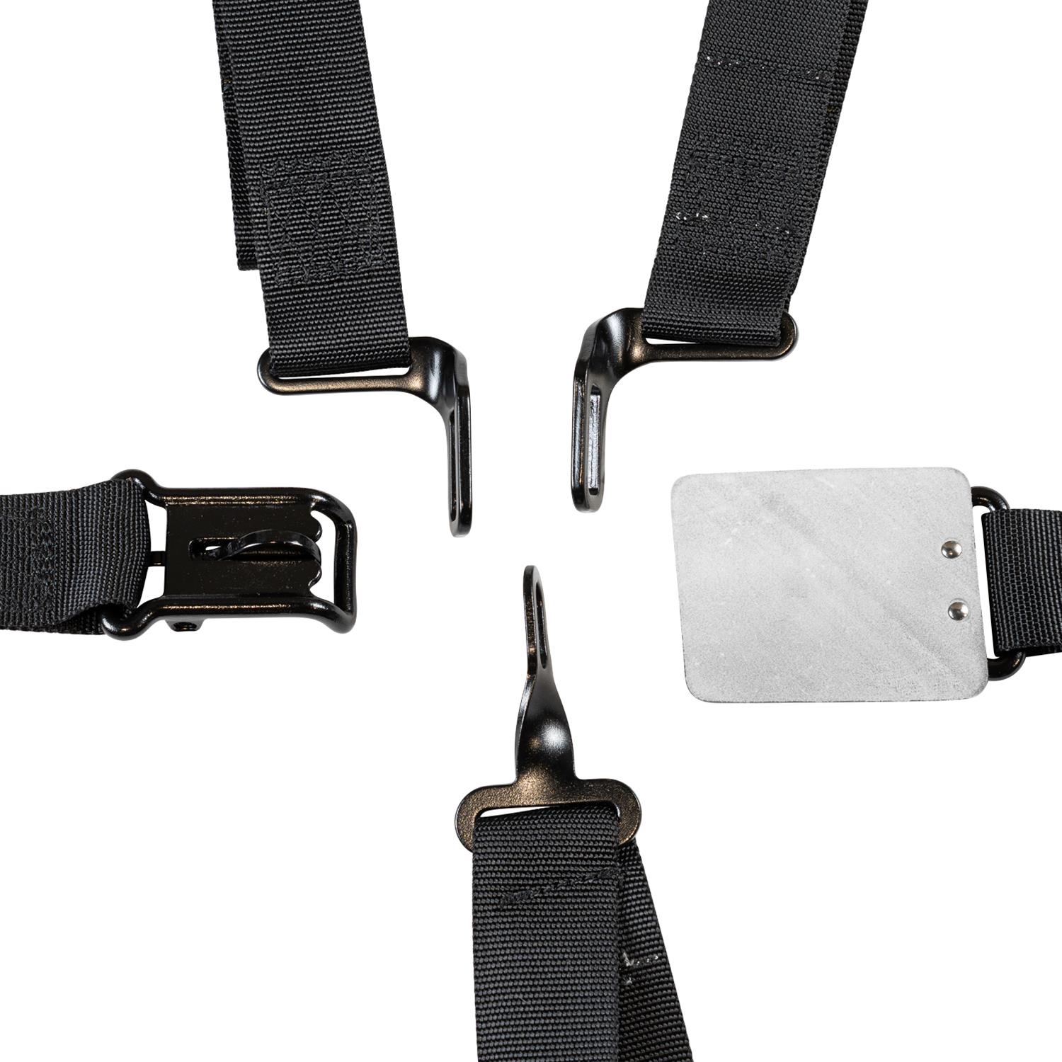 Zamp SFI 6-Point Harness HARN02S003 Seat Black 2 Shoulder 2 6 Point 16.1 thumbnail 3