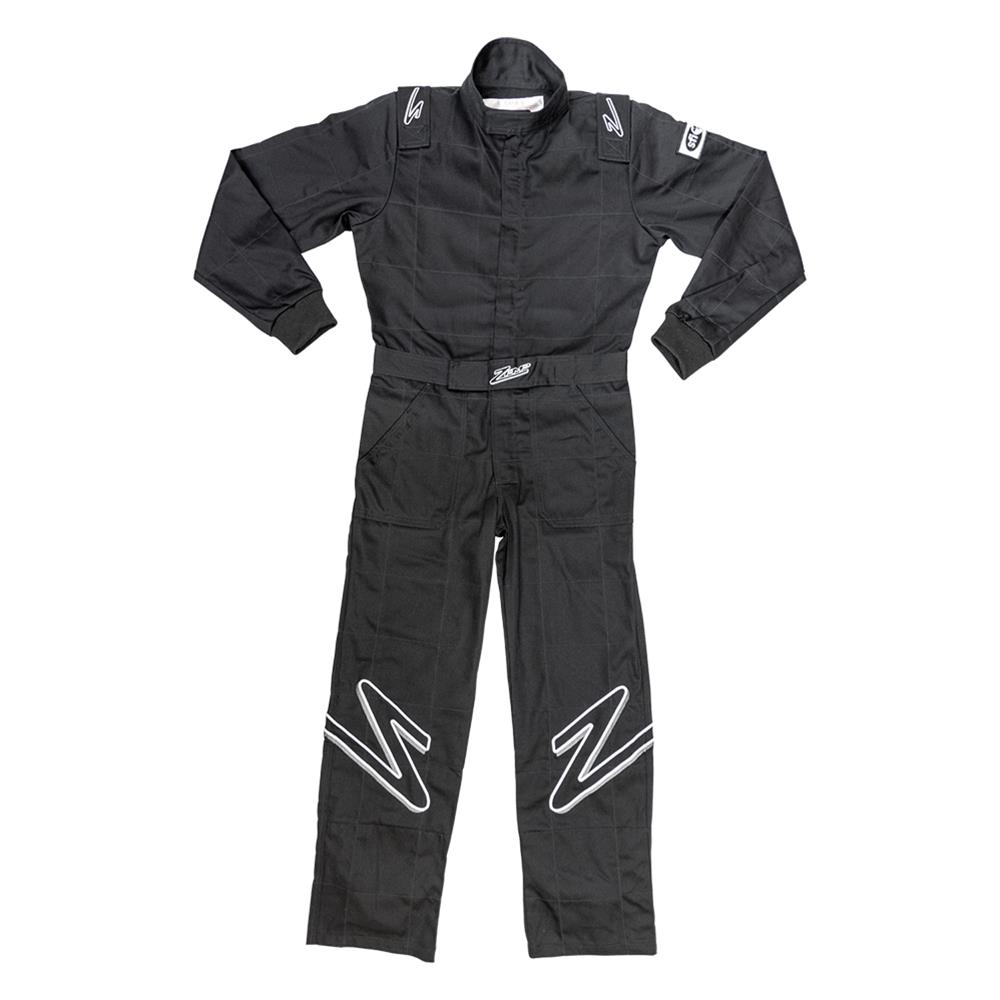Zamp ZR-10 Racing Suits R010003YM Driving Suit, ZR-10, SFI 3.2A/1, Black, Single Layer, Youth Medium, Each thumbnail 6