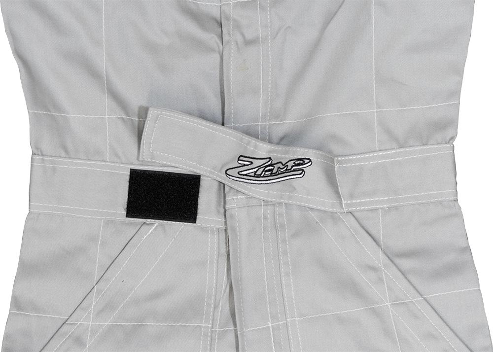 Zamp ZR-10 Racing Suits R010015YM Driving Suit, ZR-10, Youth Race Suit, SFI 3.2A/1, Gray, Youth Medium, Each thumbnail 7