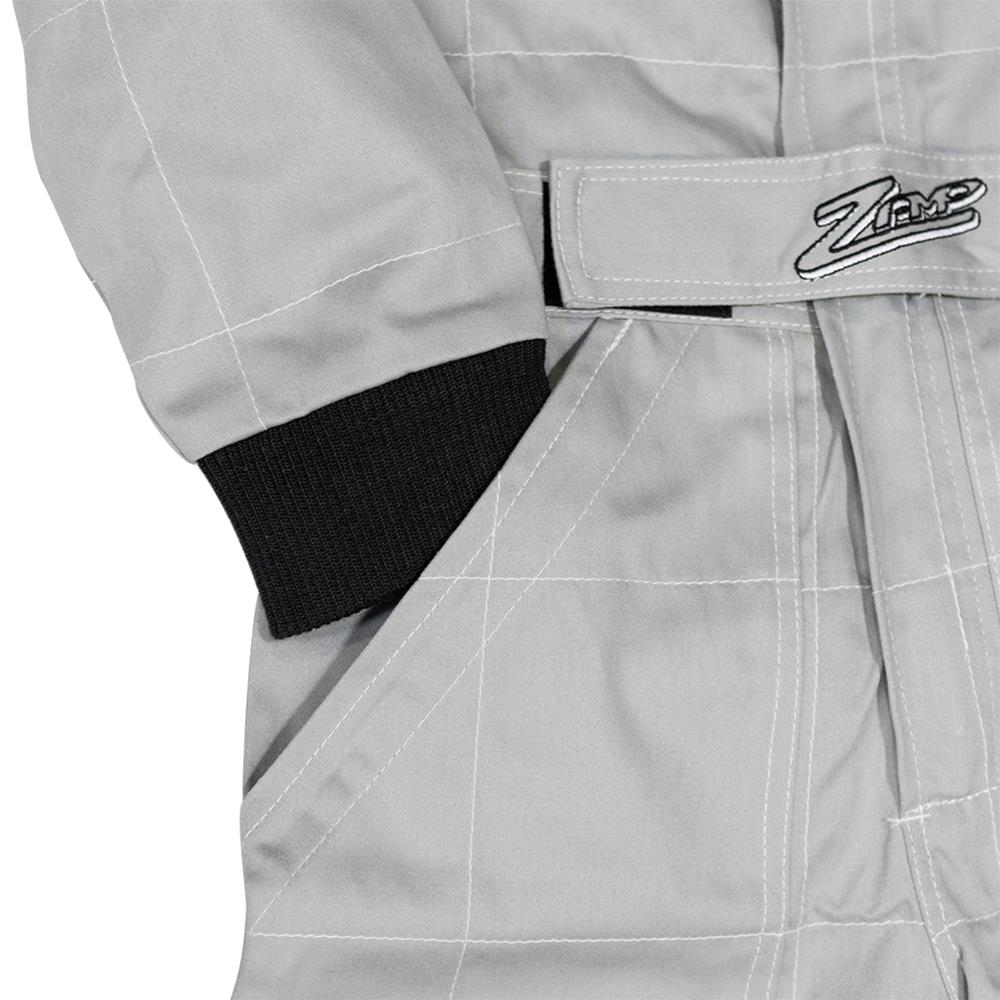 Zamp ZR-10 Racing Suits R010015YM Driving Suit, ZR-10, Youth Race Suit, SFI 3.2A/1, Gray, Youth Medium, Each thumbnail 2