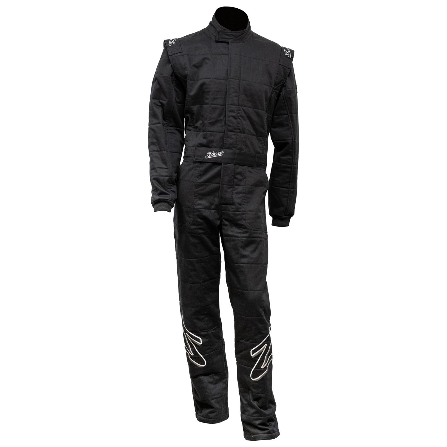 Zamp ZR-30 Racing Suits R030033M Driving Suit, ZR-30, SFI 3.2A/5, Black, Three Layer, Men's Medium, Each