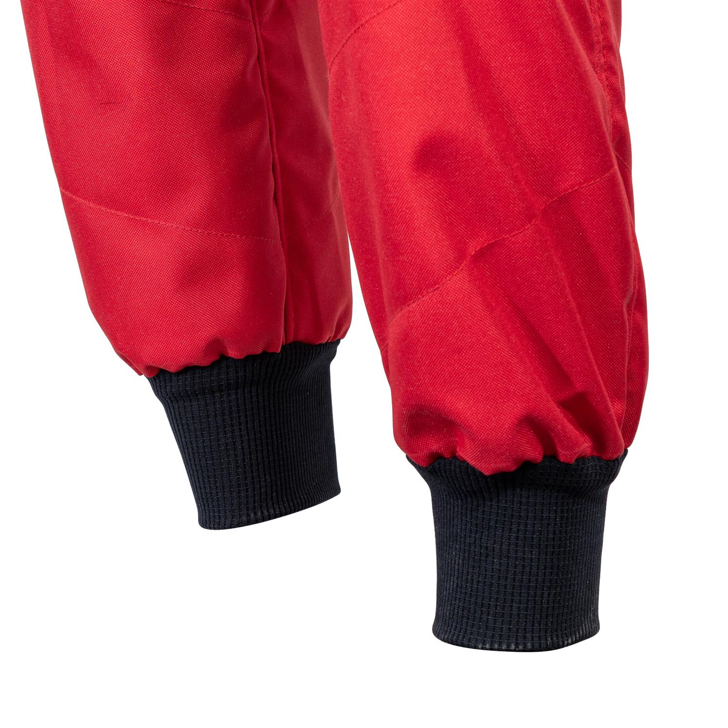 Zamp Kart Suit ZK-40 R060002YM Driving Suit, Suit, ZK-40, Youth Suit, Red/Black, Medium, Each thumbnail 8