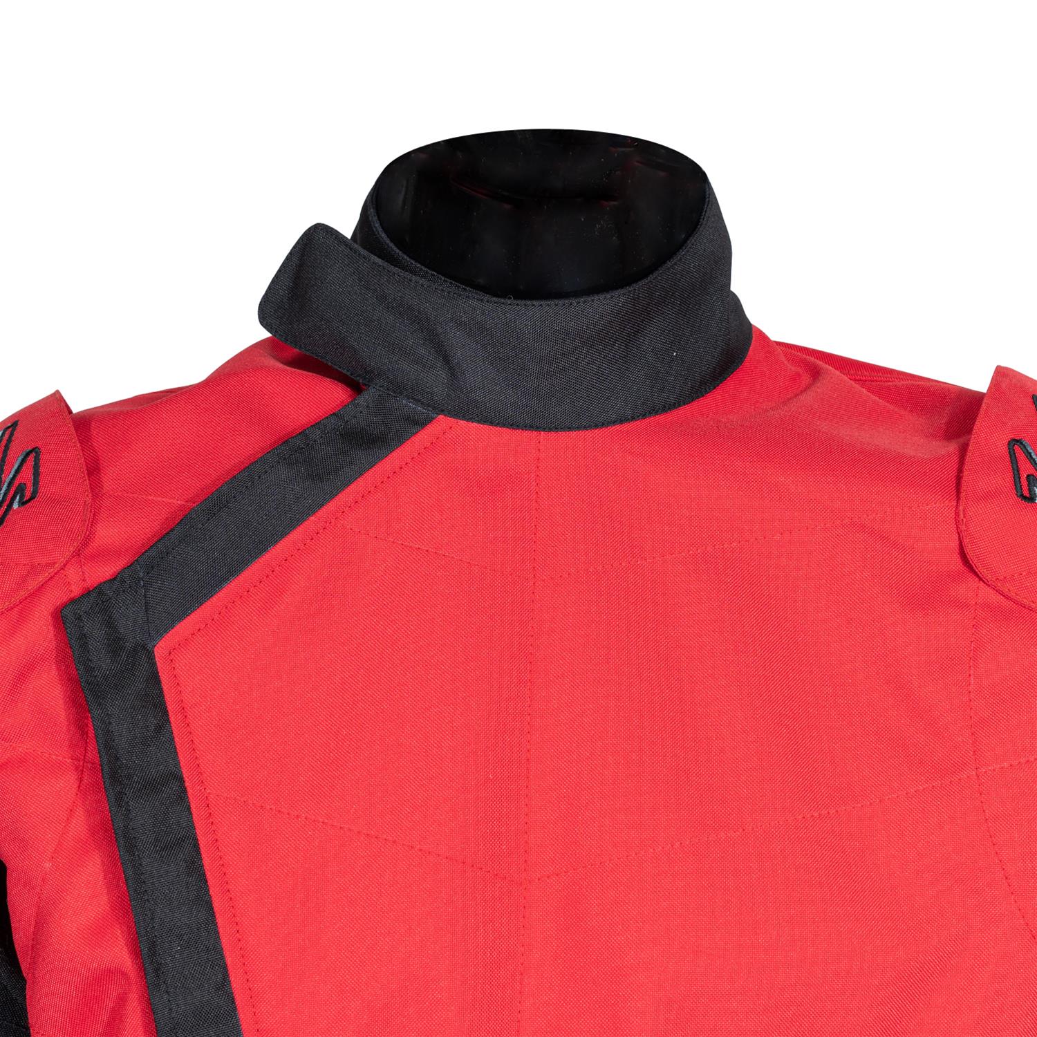 Zamp Kart Suit ZK-40 R060002YM Driving Suit, Suit, ZK-40, Youth Suit, Red/Black, Medium, Each thumbnail 6