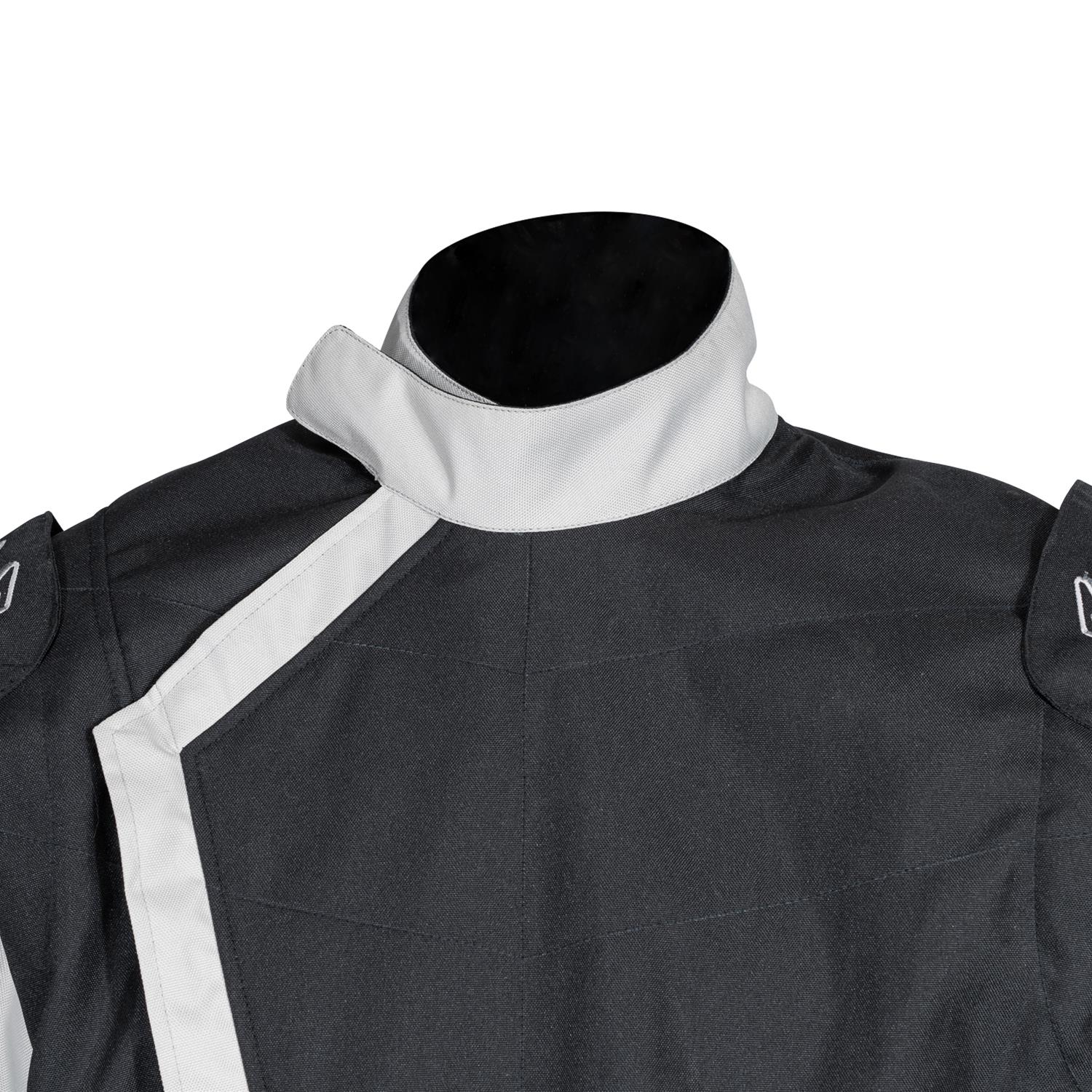 Zamp Kart Suit ZK-40 R060015YM Driving Suit, Suit, ZK-40, Youth Suit, Black/Silver, Medium, Each thumbnail 4