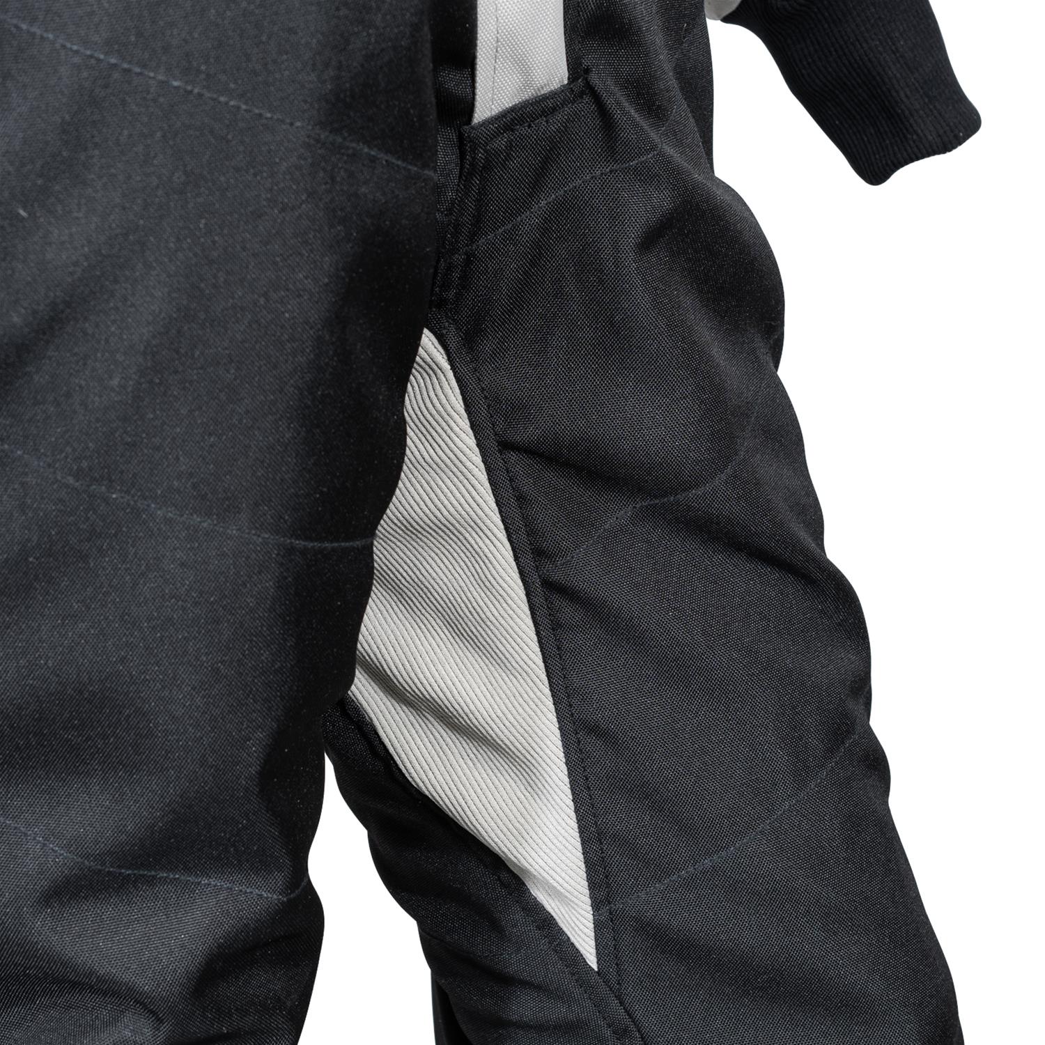 Zamp Kart Suit ZK-40 R060015YM Driving Suit, Suit, ZK-40, Youth Suit, Black/Silver, Medium, Each thumbnail 3