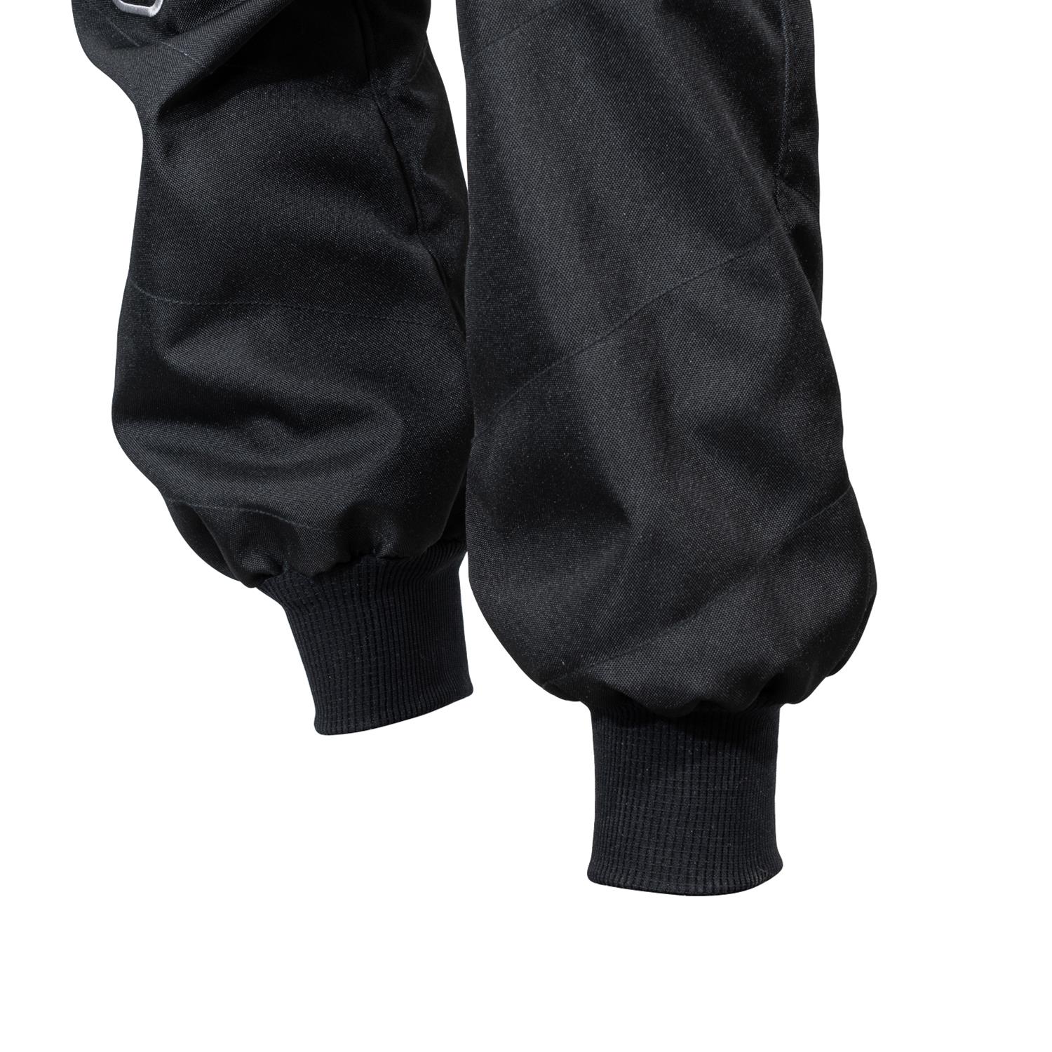 Zamp Kart Suit ZK-40 R060015YM Driving Suit, Suit, ZK-40, Youth Suit, Black/Silver, Medium, Each thumbnail 8