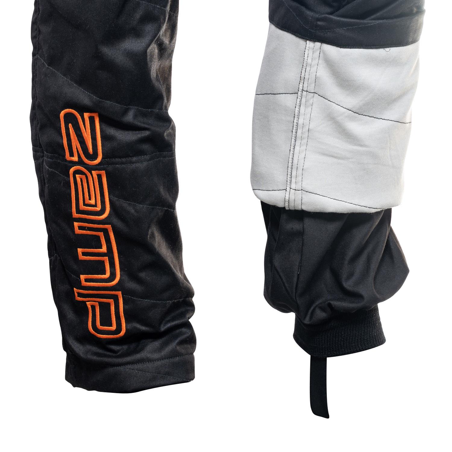 Zamp Driving Suits R07C08YXL Race Suit ZR-40 Race Youth Suit SFI 3.2A/5 Orange X-Large thumbnail 9