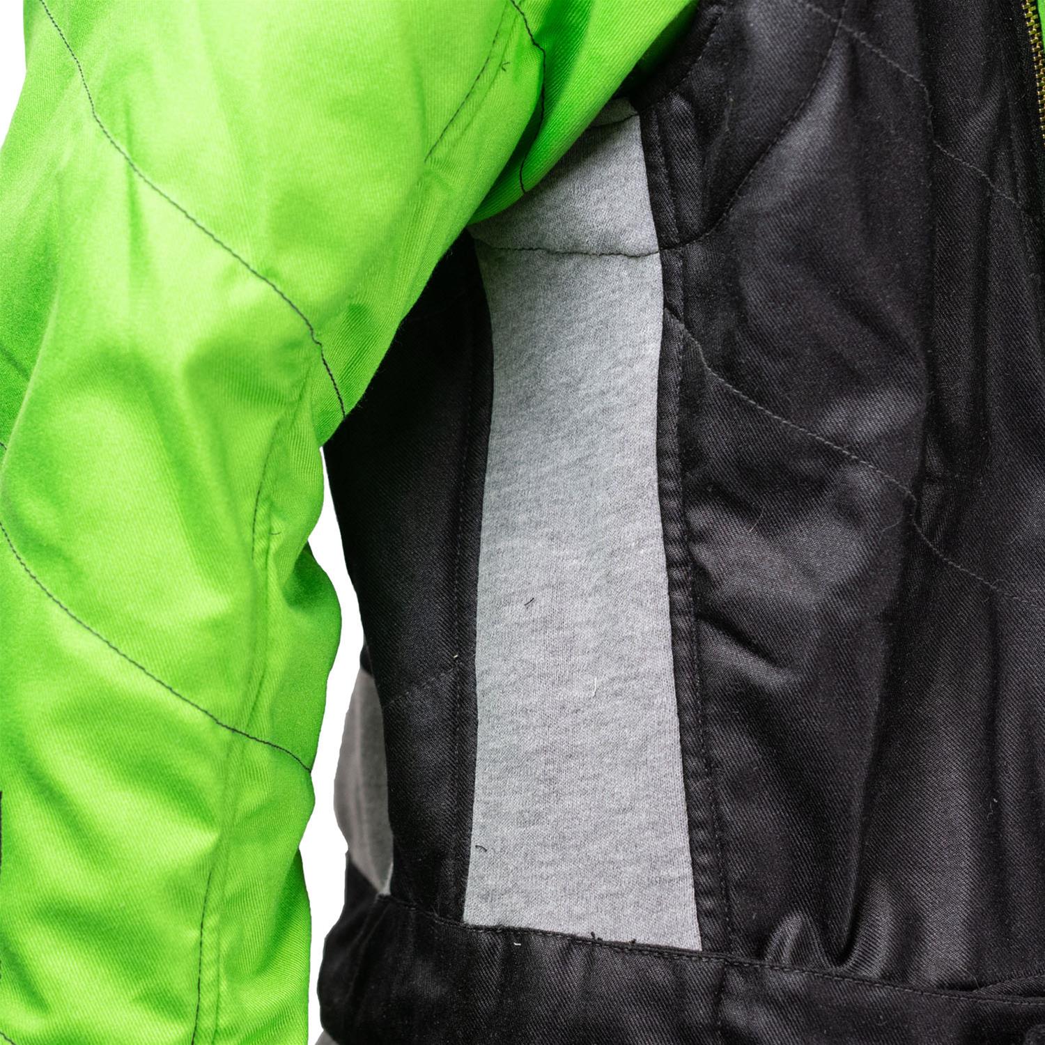 Zamp Driving Suits R07C09YM Race Suit ZR-40 Race Youth Suit SFI 3.2A/5 Green/Black Medium thumbnail 5