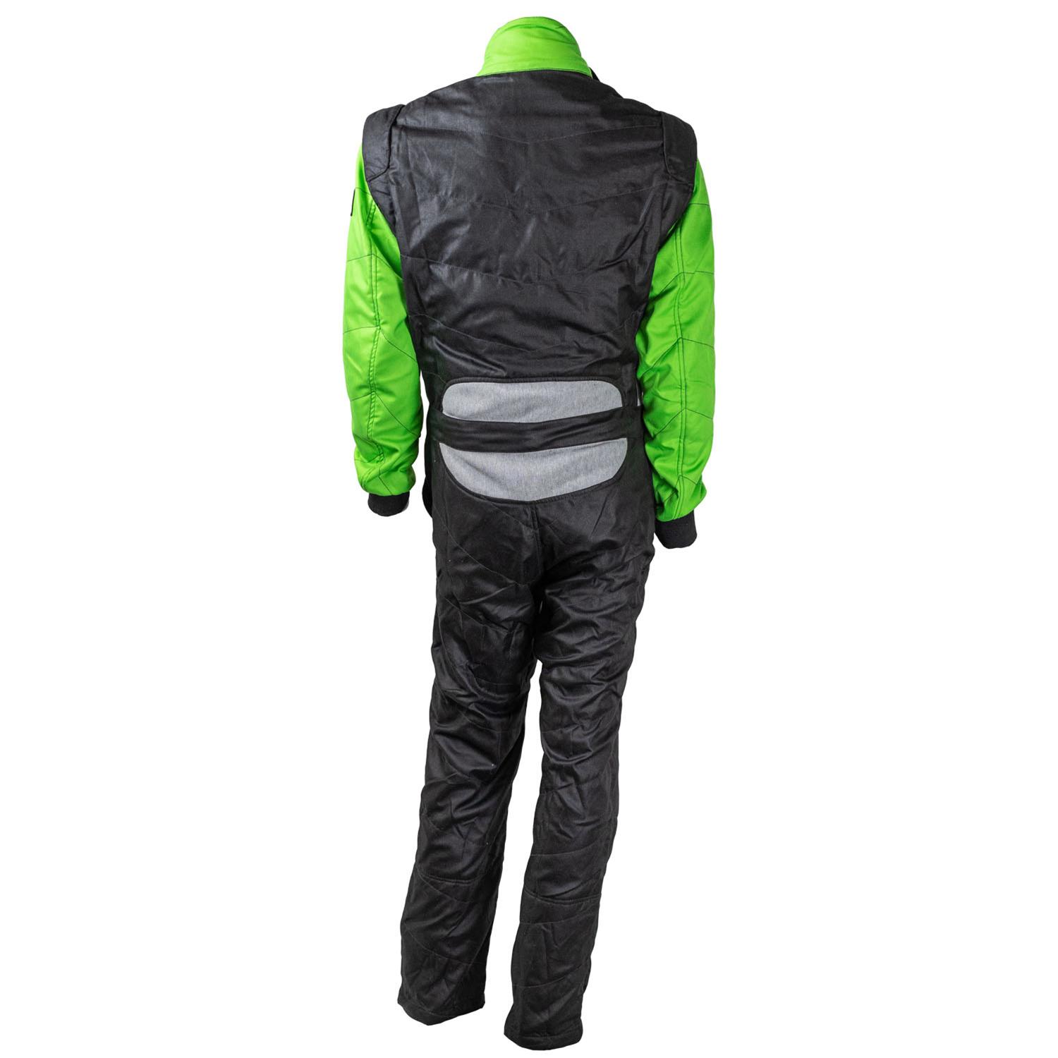 Zamp Driving Suits R07C09YM Race Suit ZR-40 Race Youth Suit SFI 3.2A/5 Green/Black Medium thumbnail 2