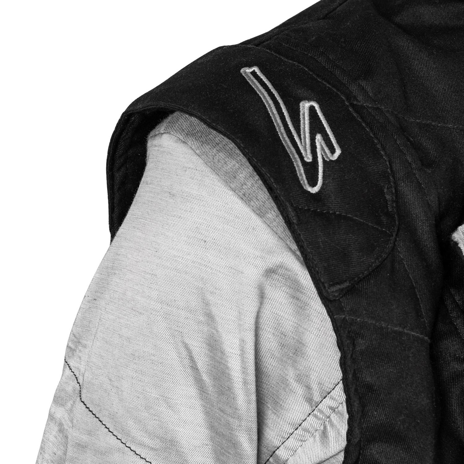Zamp Driving Suits R07C15L Race Suit ZR-40 SFI 3.2A/5 Black/Gray Large thumbnail 3
