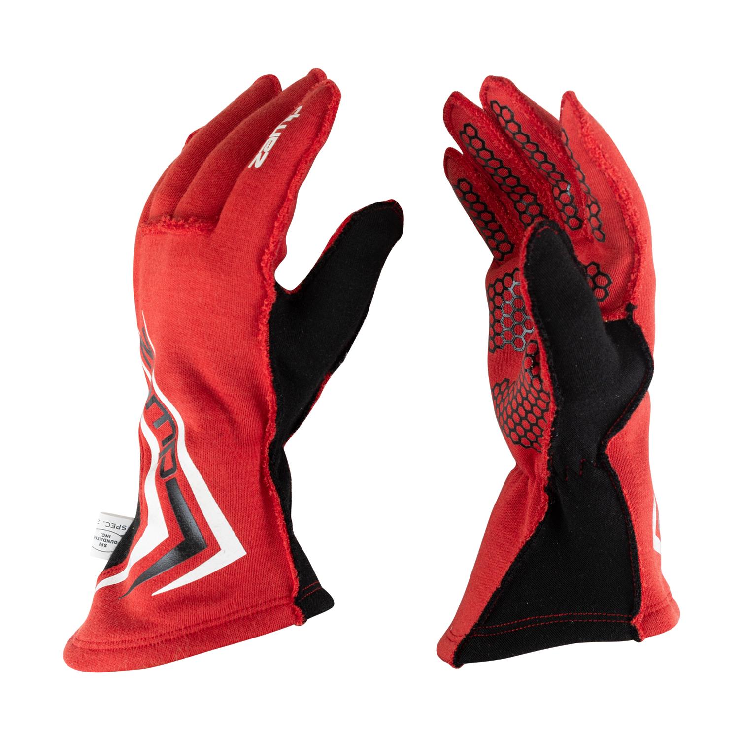 Zamp ZR-60 Race Gloves RG20002M Driving Glove, ZR-60, SFI 3.3/5, Gloves, Red, Medium, Aramidic Fiber, Pair thumbnail 2