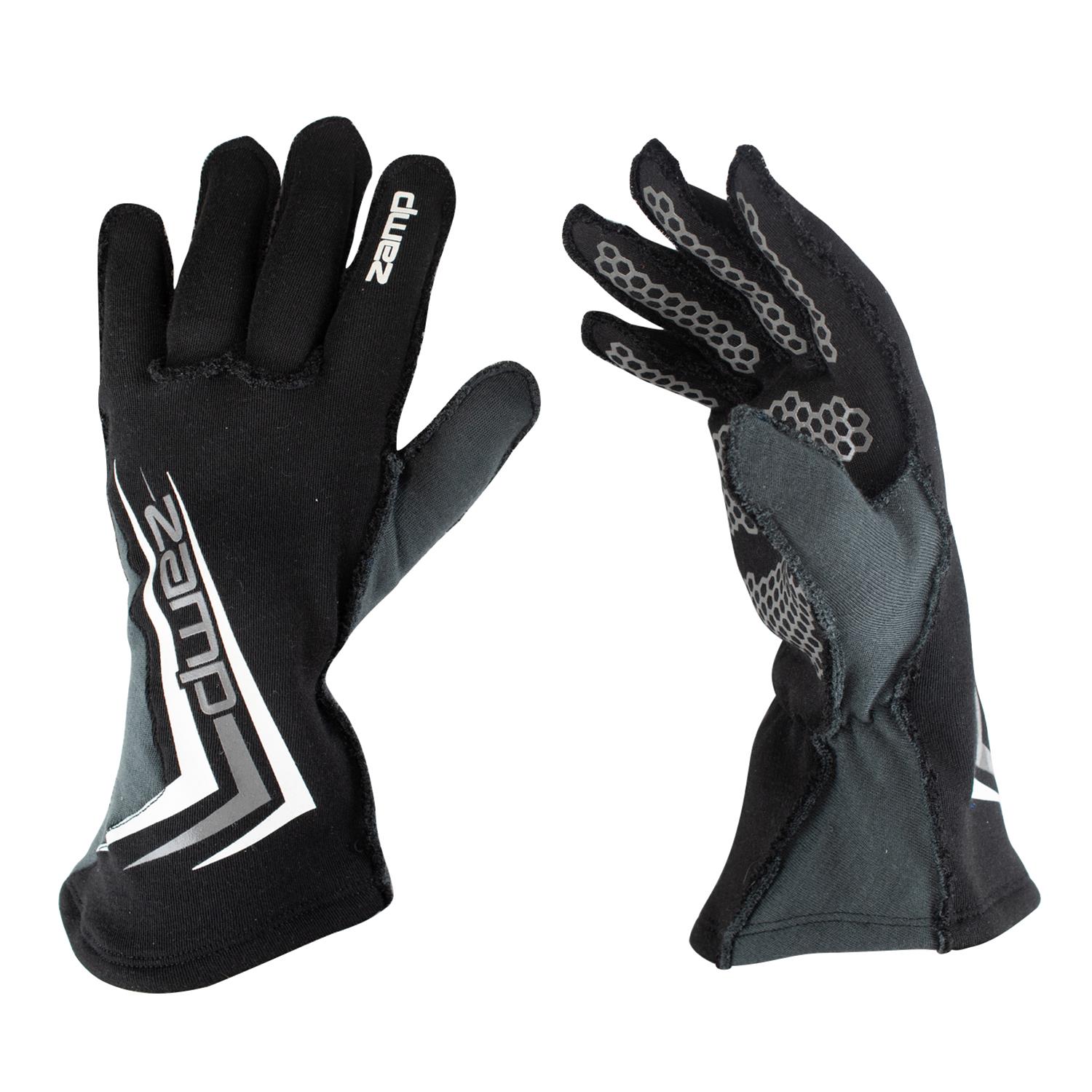 Zamp ZR-60 Race Gloves RG20003L Driving Glove, ZR-60, SFI 3.3/5, Gloves, Black, Large, Aramidic Fiber, Pair thumbnail 3