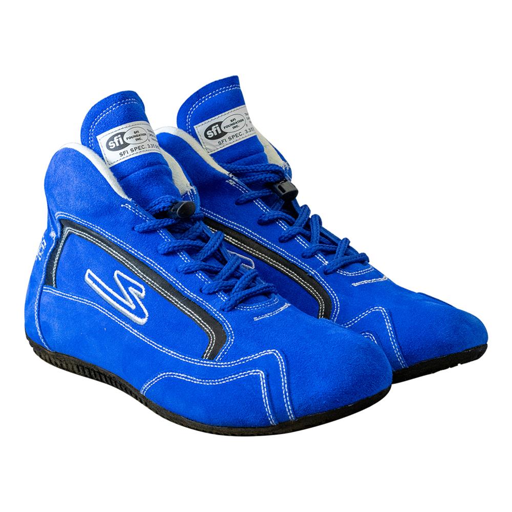 Zamp ZR-30 Race Shoes RS00100408 Driving Shoes, Mid-Top, Blue, Suede, Men's Size 8, SFI 3.3/5, Pair thumbnail 3