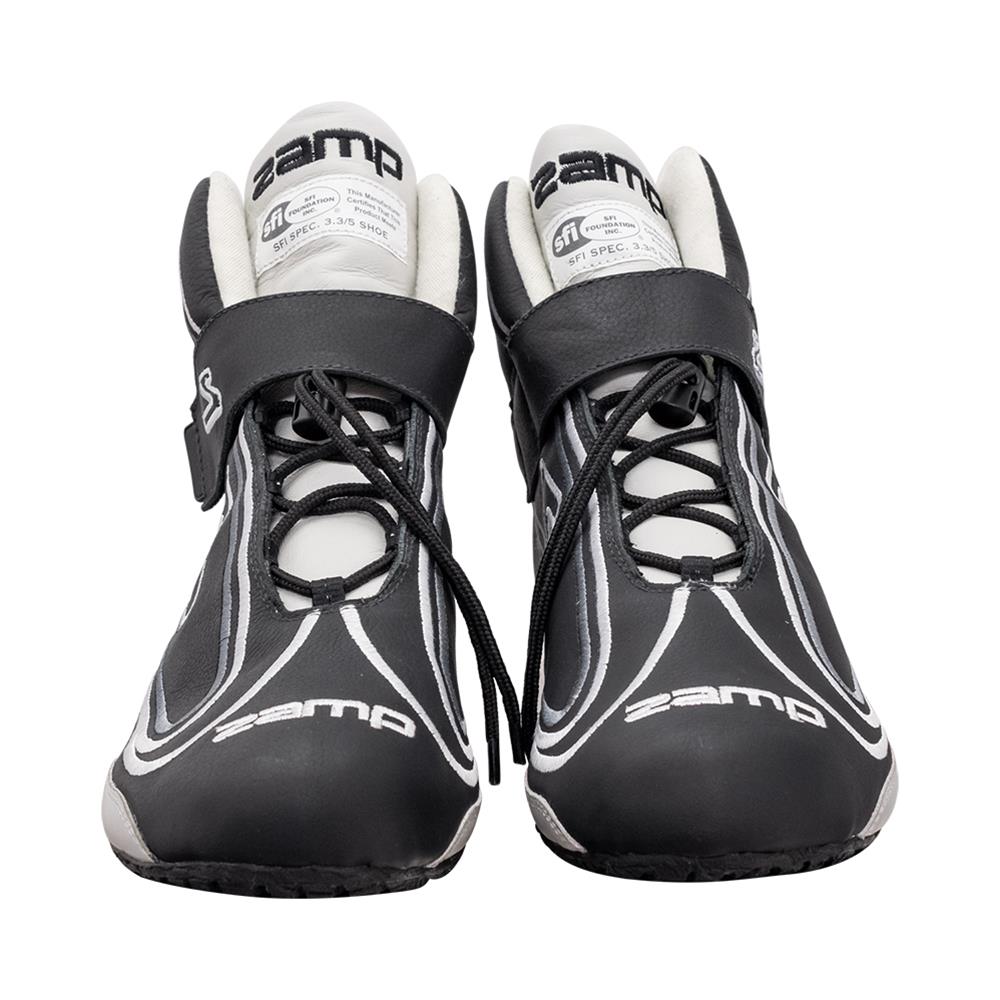 Zamp ZR-50 Race Shoes RS003C0111 Driving Shoes, ZR-50, Mid-Top, Black Leather, Men's Size 11, SFI 3.3/5, Pair thumbnail 6