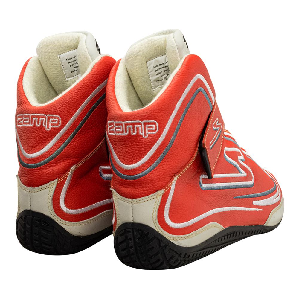 Zamp ZR-50 Race Shoes RS003C0211 Driving Shoes, ZR-50, Mid-Top, Red Leather, Men's Size 11, SFI 3.3/5, Pair thumbnail 3