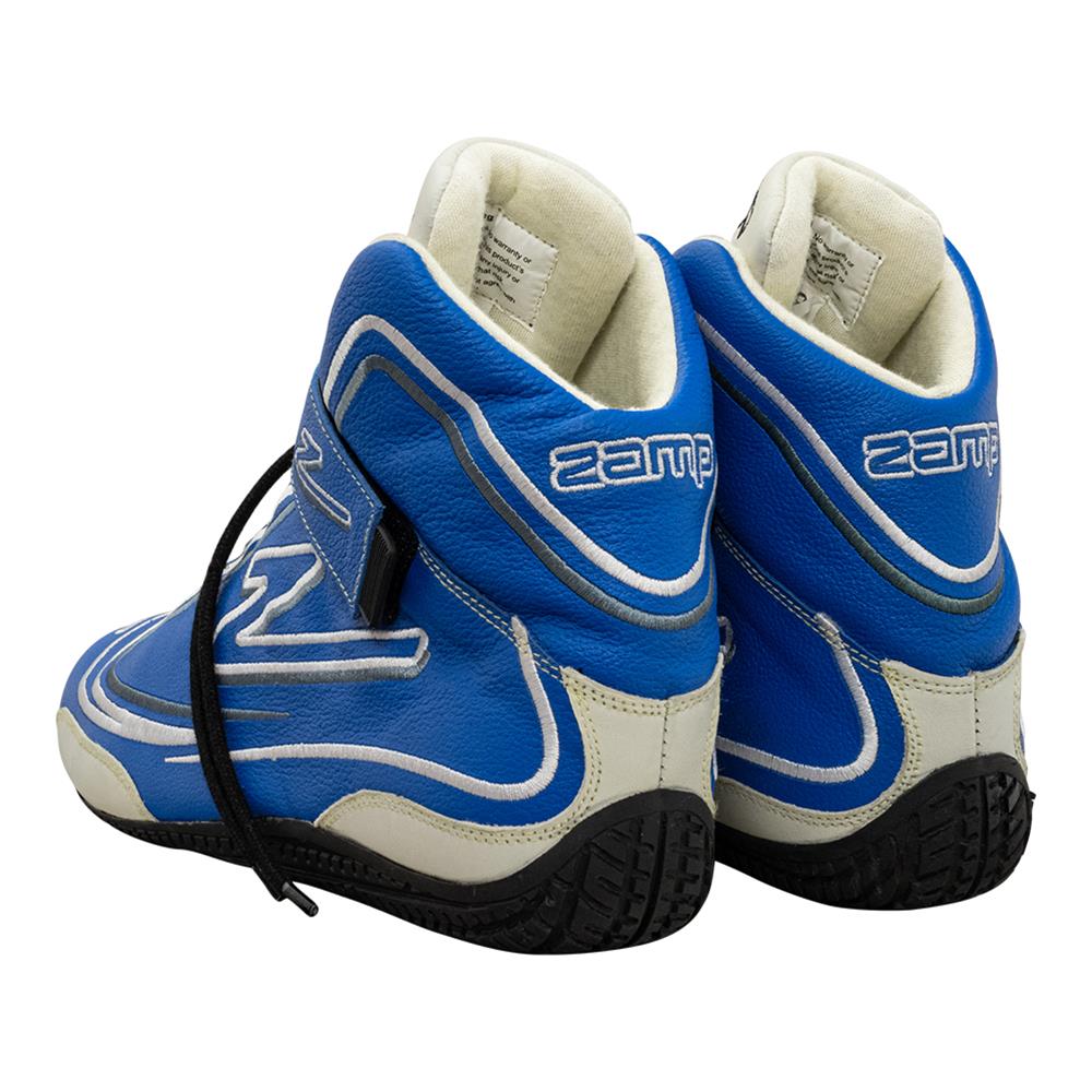 Zamp ZR-50 Race Shoes RS003C0410 Driving Shoes, ZR-50, Mid-Top, Blue Leather, Men's Size 10, SFI 3.3/5, Pair thumbnail 5