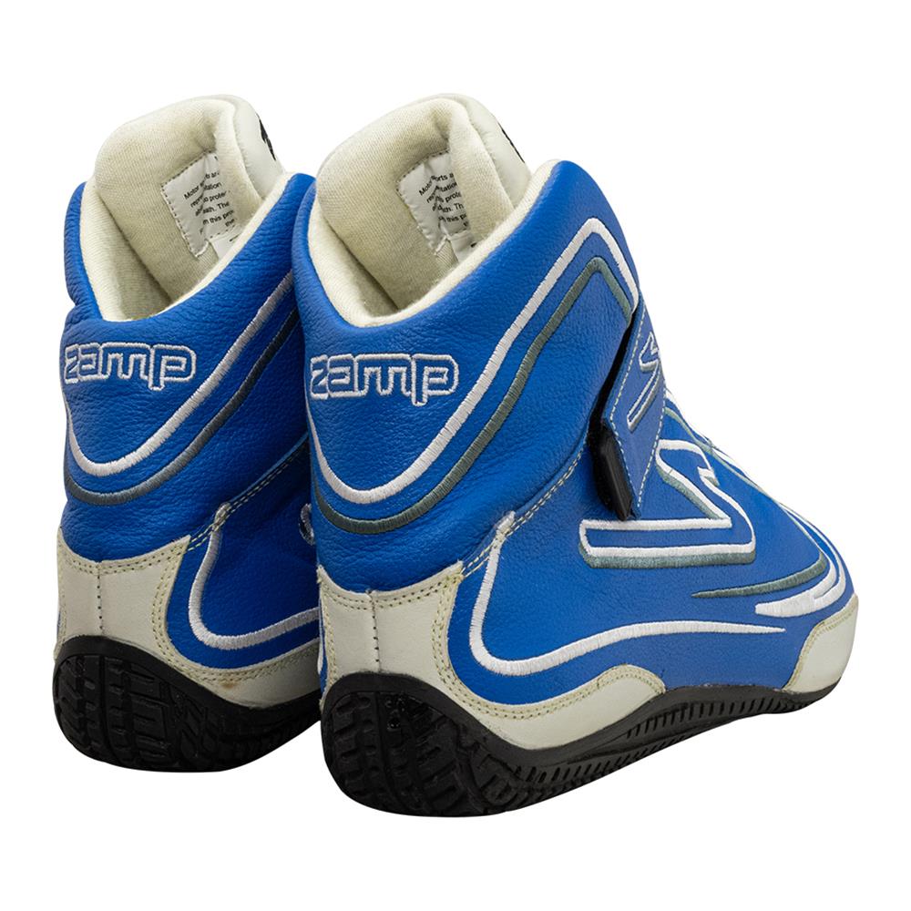 Zamp ZR-50 Race Shoes RS003C0410 Driving Shoes, ZR-50, Mid-Top, Blue Leather, Men's Size 10, SFI 3.3/5, Pair thumbnail 4