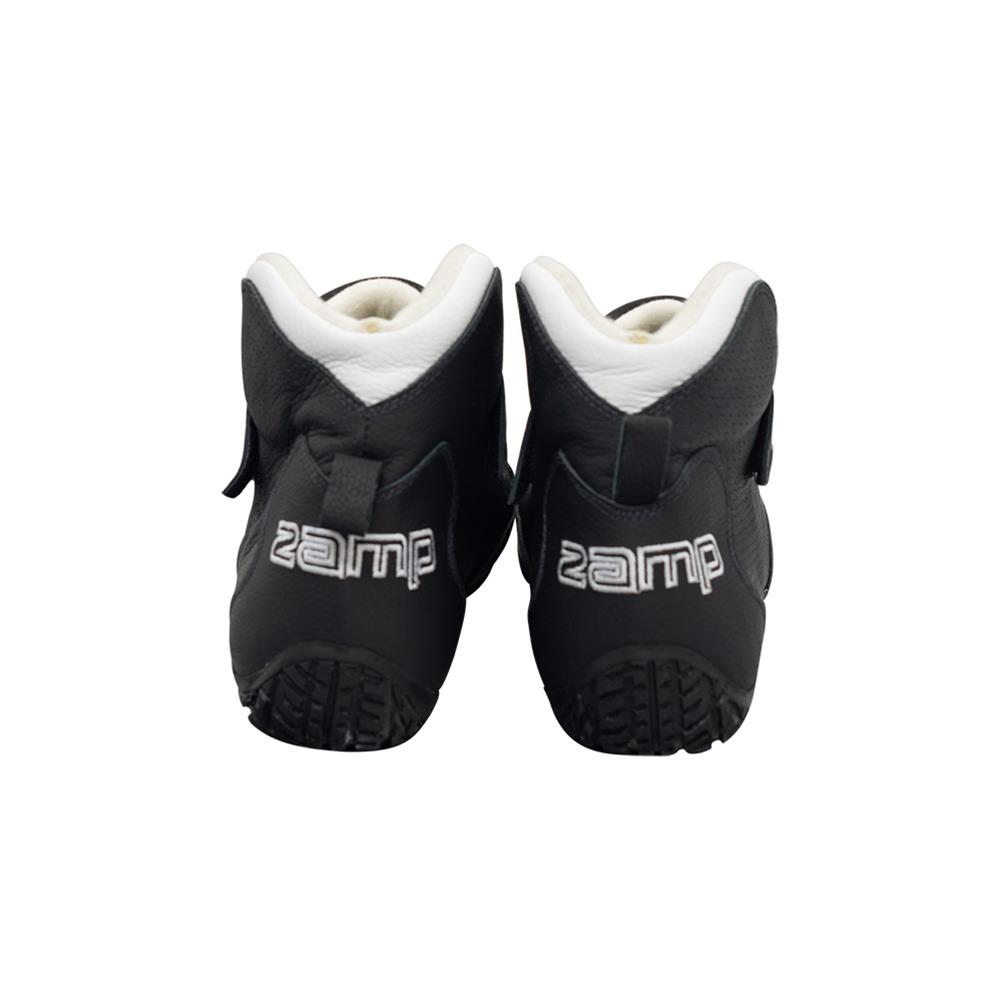 Zamp ZR-60 Race Shoes RS00400314 Driving Shoes, ZR-60, Mid-Top, Black Leather, Men's Size 14, SFI 3.3/5, Pair thumbnail 7