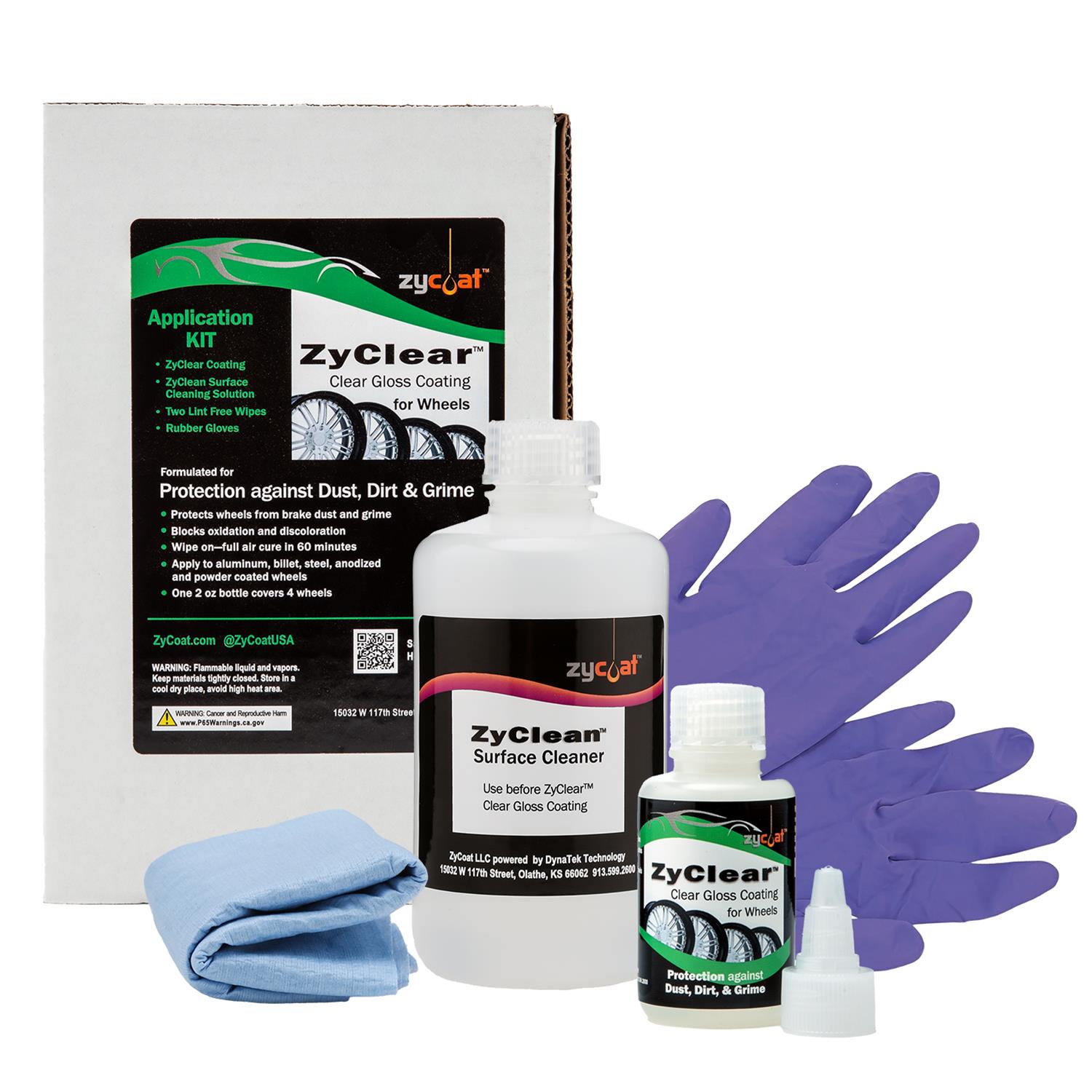 ZYCOAT LLC 15505 ZYCoat ZyClear Wheel Application Kits | Summit Racing