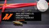 2003-07 6.0L Powerstroke Coolant Filter Kit Inst