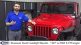 Kentrol TJ Headlight Bezels Product Highlights