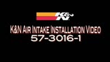 K&N 57 Series FIPK Air Intake Install 57-3016-1