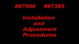 Installation - SPC 87385 and 87500
