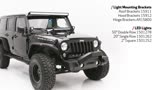ARIES Jeep Wrangler JK Light Mounts and LEDs