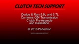 Dodge Ram 5.9L and 6.7L G56 Clutch Sub Assembly
