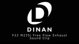 F22 M235i Free Flow Exhaust - Sound Clip