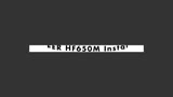 HF650M Install