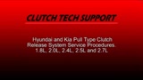 Hyundai Pull Type Clutch Release System Servicing 