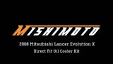 The Mishimoto Lancer Direct Fit Oil Cooler Kit