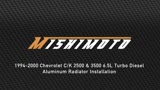 6.5L Diesel Radiator Installation