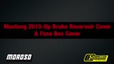 Moroso MustangFuseBoxCover & BrakeReservoirCover