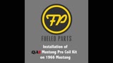 QA1 Pro Coil Install 66 Mustang
