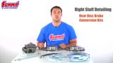Right Stuff Detail Rear Disc Brake Conv Kit