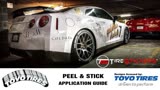 Toyo Tires Peel & Stick Tire Stickers