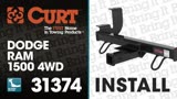 CURT 31374 for 2009-2012 Dodge Ram 1500 4WD