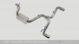 AWE MK6 2.0T Turbow Back Exhaust